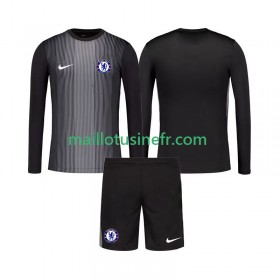 Maillot de Foot Chelsea Gardien Domicile 2025-26 Manches Longues - Enfant